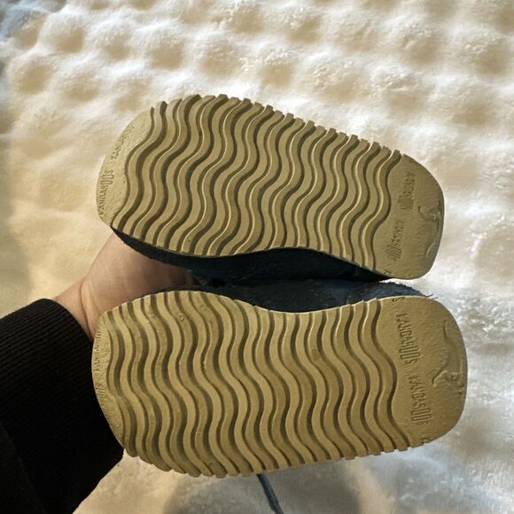 Kangaroos Baby Size 1.5 Shoes Sneakers Blue Laces Vintage Pocket Tennis Shoes - Picture 4 of 16